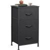 imageWLIVE 3 Drawer 5 Drawer and 9 Drawer Dresser Set Dresser for Bedroom Closet Hallway Storage Organizer Unit Dressers amp Chests of Drawers Charcoal Black