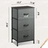 imageWLIVE 3 Drawer 5 Drawer and 9 Drawer Dresser Set Dresser for Bedroom Closet Hallway Storage Organizer Unit Dressers amp Chests of Drawers Dark Grey