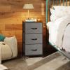 imageWLIVE 3 Drawer 5 Drawer and 9 Drawer Dresser Set Dresser for Bedroom Closet Hallway Storage Organizer Unit Dressers amp Chests of Drawers Dark Grey