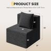 imageWLIVE 32 Middle Sofa Seat of Cloud Sectional Couches for Living Room Boneless Armless Chair Memory Foam Corduroy Black 32Black
