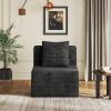 imageWLIVE 32 Middle Sofa Seat of Cloud Sectional Couches for Living Room Boneless Armless Chair Memory Foam Corduroy Black 32Black
