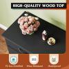 imageWLIVE 755 Black Dresser for Bedroom TV Stand for 65 75 80 85 Inch TV 12 Drawer Long Fabric Dresser with Wood Top Wide Entertainment Center Storage Chest for Living Room ClosetBlack