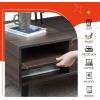 imageWLIVE Coffee Table Lift Top Coffee Table with 2 Drawers Large Hidden Compartment and Open Storage Shelf Lift Tabletop Dining Table for Living Room EspressoAgrey