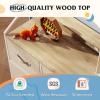 imageWLIVE Dresser for Bedroom with 8 Drawers Wide Fabric Dresser for Storage and Organization Bedroom Dressers Chest of Drawers for Living Room Closet Hallway Cloudy PinkCream White