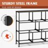 imageWLIVE Dresser for Bedroom with 8 Drawers Wide Fabric Dresser for Storage and Organization Bedroom Dressers Chest of Drawers for Living Room Closet Hallway Cloudy PinkCharcoal Black Wood Grain Print