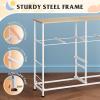 imageWLIVE Dresser for Bedroom with 8 Drawers Wide Fabric Dresser for Storage and Organization Bedroom Dressers Chest of Drawers for Living Room Closet Hallway Cloudy PinkCream White