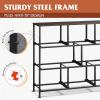 imageWLIVE Dresser for Bedroom with 8 Drawers Wide Fabric Dresser for Storage and Organization Bedroom Dressers Chest of Drawers for Living Room Closet Hallway Cloudy PinkDark Grey