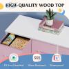 imageWLIVE Dresser for Bedroom with 8 Drawers Wide Fabric Dresser for Storage and Organization Bedroom Dressers Chest of Drawers for Living Room Closet Hallway Cloudy PinkApink