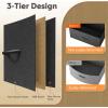imageWLIVE Dresser for Bedroom with 8 Drawers Wide Fabric Dresser for Storage and Organization Bedroom Dressers Chest of Drawers for Living Room Closet Hallway Cloudy PinkBlack
