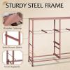 imageWLIVE Dresser for Bedroom with 8 Drawers Wide Fabric Dresser for Storage and Organization Bedroom Dressers Chest of Drawers for Living Room Closet Hallway Cloudy PinkPink