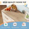 imageWLIVE Dresser for Bedroom with 8 Drawers Wide Fabric Dresser for Storage and Organization Bedroom Dressers Chest of Drawers for Living Room Closet Hallway Cloudy PinkCream White