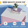 imageWLIVE Dresser with 4 Drawers Storage Tower Organizer Unit Fabric Dresser for Bedroom Hallway Entryway Closets Sturdy Steel Frame Wood Top Easy Pull Handle Vintage GreenApink