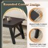 imageWLIVE Folding Coffee Table Portable Small Coffee Table with No Assembly Needed for Living Room Floor Table for Small Space Rustic BrownBlack