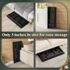 imageWLIVE Folding Coffee Table Portable Small Coffee Table with No Assembly Needed for Living Room Floor Table for Small Space Rustic BrownBlack