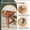 imageWLIVE Folding Coffee Table Portable Small Coffee Table with No Assembly Needed for Living Room Floor Table for Small Space Rustic BrownRustic Brown