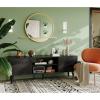 imageWLIVE TV Stands for Living Room MidCentury Modern TV Stand for 505560 Inch TV Wood Entertainment Center with Storage Cabinets Media Console Retro BrownGrain Black