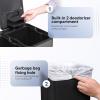 imageWLIVE 2 x 8 Gallon Dual Compartment Trash Can Stainless Steel PetProof Double Garbage Can Kitchen with Lid Inner Buckets and Deodorizing Filter Box Trash and Recycle Bin Combo SilverSilver