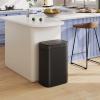 imageWLIVE 2 x 8 Gallon Dual Compartment Trash Can Stainless Steel PetProof Double Garbage Can Kitchen with Lid Inner Buckets and Deodorizing Filter Box Trash and Recycle Bin Combo SilverBlack