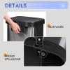 imageWLIVE 2 x 8 Gallon Dual Compartment Trash Can Stainless Steel PetProof Double Garbage Can Kitchen with Lid Inner Buckets and Deodorizing Filter Box Trash and Recycle Bin Combo SilverSilver