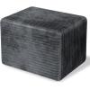 imageWLIVE Pouf Ottoman Foot Rest Square Bean Bag Ottoman Coffee Table for Living Room Grey