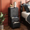 image:imageWLIVE 4 Drawer and 5 Drawer Dresser Set Dresser for Bedroom Closet Hallway Storage Organizer Unit Dressers amp Chests of Drawers with Fabric Bins