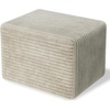 image:imageWLIVE Pouf Ottoman Foot Rest Square Bean Bag Ottoman Coffee Table for Living Room Greyish Beige