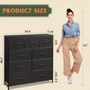 image:imageWLIVE 3 Drawer 7 Drawer and 9 Drawer Dresser Set Dresser for Bedroom Closet Hallway Storage Organizer Unit Dressers amp Chests of Drawers Charcoal Black