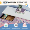 image:imageWLIVE Dresser for Bedroom with 5 Drawers Wide Chest of Drawers Fabric Dresser Storage Organizer Unit with Fabric Bins for Closet Living Room Hallway Tiedye Print Pink Purple BlueTiedye Purple Print