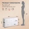 image:imageWLIVE Dresser for Bedroom with 5 Drawers Wide Chest of Drawers Fabric Dresser Storage Organizer Unit with Fabric Bins for Closet Living Room Hallway Tiedye Print Pink Purple BlueWhite