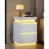 White With 2 Drawers