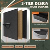 image:imageWLIVE 2 Sets 4 Drawer Dresser Dresser for Bedroom Closet Hallway Storage Organizer Unit Dressers amp Chests of Drawers with Fabric Bins