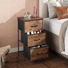 image:imageWLIVE 3 Drawer 5 Drawer and 9 Drawer Dresser Set Dresser for Bedroom Closet Hallway Storage Organizer Unit Dressers amp Chests of Drawers Rustic Brown Wood Grain Print