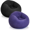 image:imageWLIVE 4 Pcs Inflatable Bean Bag Chair Purple1 Black1 Beige2