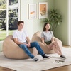 image:imageWLIVE 4 Pcs Inflatable Bean Bag Chair Purple1 Black1 Beige2