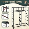 image:imageWLIVE Storage Organizer Unit with 11 Fabric Bins Storage Drawers Organizer with Steel Frame Tall Storage Tower Organizaton for Living Room Hallway Office Cream WhiteTurquoise