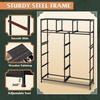 image:imageWLIVE Storage Organizer Unit with 11 Fabric Bins Storage Drawers Organizer with Steel Frame Tall Storage Tower Organizaton for Living Room Hallway Office Cream WhiteCharcoal Black