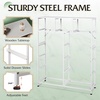 image:imageWLIVE Storage Organizer Unit with 11 Fabric Bins Storage Drawers Organizer with Steel Frame Tall Storage Tower Organizaton for Living Room Hallway Office Cream WhiteWhite