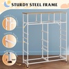 image:imageWLIVE Storage Organizer Unit with 11 Fabric Bins Storage Drawers Organizer with Steel Frame Tall Storage Tower Organizaton for Living Room Hallway Office Cream WhiteCream White
