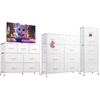 image:imageWLIVE 5 Drawer Dresser 7 Drawer and 9 Drawer Dresser Set Dresser for Bedroom Closet Hallway Storage Dresser Organizer Unit Dressers amp Chests of Drawers White