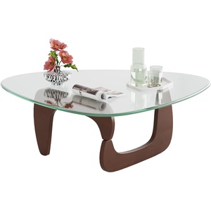image:imageWLIVE Glass Coffee Table Small Modern Coffee Table for Living Room with Wave Textured Glass amp Metal Frame Square Center Table for Small Spaces Apartment Office 264 x 264in Dark BlackBrowntriangle36in