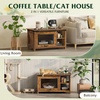image:imageWLIVE Round Lift Top Coffee Table with Storage Shelf and Hidden Compartment Farmhouse Small Coffee Table with 2 Tier for Living Room and Home Office Rustic BrownDark Brown
