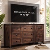 image:imageWLIVE Brown Dresser for Bedroom 9 Drawer Wooden Chest of Drawers with SGSTested AntiTip Design 62 Inch Wide Rustic Dresser TV Stand for Living Room Hallway and Closet Large Storage CabinetRustic Brown