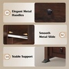 image:imageWLIVE Brown Dresser for Bedroom 9 Drawer Wooden Chest of Drawers with SGSTested AntiTip Design 62 Inch Wide Rustic Dresser TV Stand for Living Room Hallway and Closet Large Storage CabinetRustic Brown