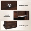 image:imageWLIVE 63 Dresser for Bedroom Modern 9 Drawer Dresser with Exclusive AntiTip Structure Wooden Chest of Drawers with Metal Handles for Living Room Hallway Closet Home Furniture Rustic BrownRustic Brown