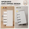 image:imageWLIVE 63 Dresser for Bedroom Modern 9 Drawer Dresser with Exclusive AntiTip Structure Wooden Chest of Drawers with Metal Handles for Living Room Hallway Closet Home Furniture Rustic BrownWhite