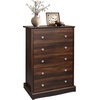 image:imageWLIVE 63 Dresser for Bedroom Modern 9 Drawer Dresser with Exclusive AntiTip Structure Wooden Chest of Drawers with Metal Handles for Living Room Hallway Closet Home Furniture Rustic BrownRustic Brown
