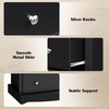 image:imageWLIVE 63 Dresser for Bedroom Modern 9 Drawer Dresser with Exclusive AntiTip Structure Wooden Chest of Drawers with Metal Handles for Living Room Hallway Closet Home Furniture Rustic BrownBlack