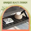 image:imageWLIVE 2Tier Coffee Table with XShape Frame Classic WhiteClassic Black