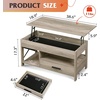 image:imageWLIVE 2Tier Coffee Table with XShape Frame Classic WhiteGrey