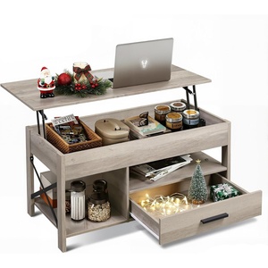 image:imageWLIVE 2Tier Coffee Table with XShape Frame Classic WhiteGrey